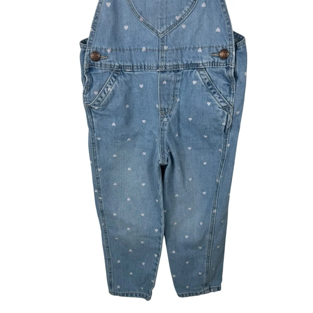 OSHKOSH Toddler Heart Overalls, Size 4T